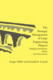 The strategic management of large engineering projects : shaping institutions, risks, and governance /