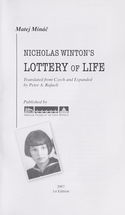 Nicholas Winton's lottery of life /