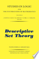 Descriptive set theory / Yiannis N. Moschovakis.