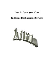 How to open your own in-home bookkeeping service /