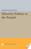 Minority politics in the Punjab /