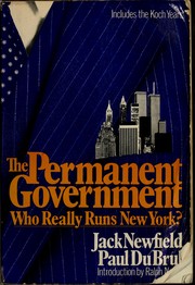 The permanent government : who really rules New York? /