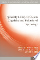 Specialty competencies in cognitive and behavioral psychology /