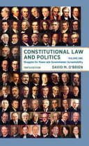 Constitutional law and politics / David M. O'Brien.