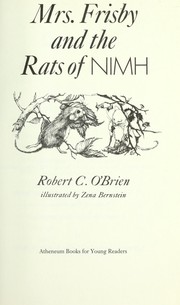 Mrs. Frisby and the rats of Nimh /