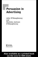 Persuasion in advertising /