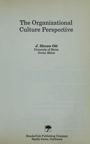 The organizational culture perspective /