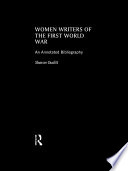 Women writers of the First World War : an annotated bibliography /