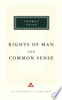 Rights of man ; Common sense /