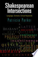 Shakespearean intersections : language, contexts, critical keywords /