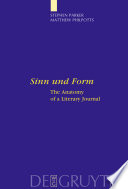Sinn und form : the anatomy of a literary journal /