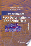 Experimental rock deformation--the brittle field /