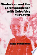 Niedecker and the correspondence with Zukofsky, 1931-1970 /