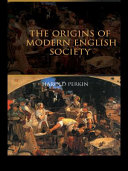 The origins of modern English society /