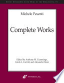 Complete works / Michele Pesenti ; edited by Anthony M. Cummings, Linda L. Carroll, and Alexander Dean.