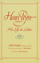Henri Peyre : his life in letters /
