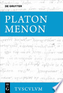 Platon Menon : Griechisch-deutsch /