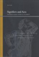 Signifiers and acts : freedom in Lacan's theory of the subject / Ed Pluth.