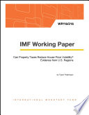 Can property taxes reduce house price volatility? : evidence from U.S. regions /