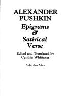 Alexander Pushkin, epigrams & satirical verse /