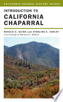 Introduction to California chaparral /
