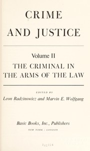 Crime and justice /