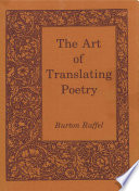 The art of translating poetry /