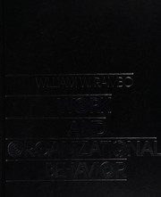 Work and organizational behavior / William W. Rambo.