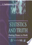 Statistics and truth : putting chance to work /