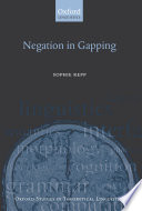 Negation in Gapping.