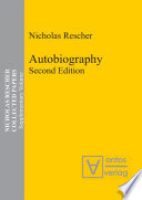 Autobiography / Nicholas Rescher.