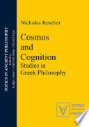 Cosmos and Logos : studies in Greek philosophy /