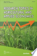 Research Topics in Agricultural and Applied Economics-Vol. 3.