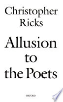Allusion to the poets /