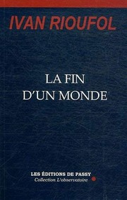 La fin d'un monde /