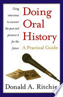 Doing oral history : a practical guide /