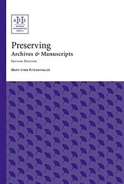 Preserving archives & manuscripts /
