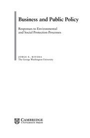 Business and public policy : responses to environmental and social protection processes /