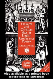 Classical and Christian ideas in English Renaissance poetry : a student's guide /