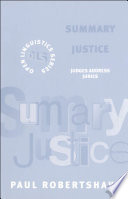 Summary justice : judges address juries /