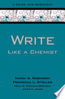 Write like a chemist : a guide and resource /