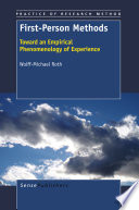 First-person methods toward an empirical phenomenology of experience /