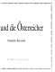 Der Wiener Aktionismus und die Österreicher / Danièle Roussel.