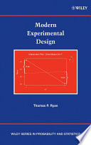 Modern experimental design /