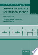 Analysis of variance for random models. theory, methods, applications, and data analysis /