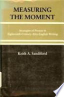 Measuring the moment : strategies of protest in eighteenth- century Afro-English writing /