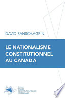 NATIONALISME CONSTITUTIONNEL AU CANADA