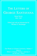 The letters of George Santayana.