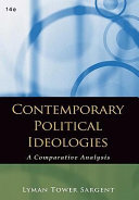 Contemporary political ideologies : a comparative analysis / Lyman Sargent.