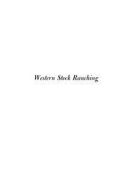 Western stock ranching /